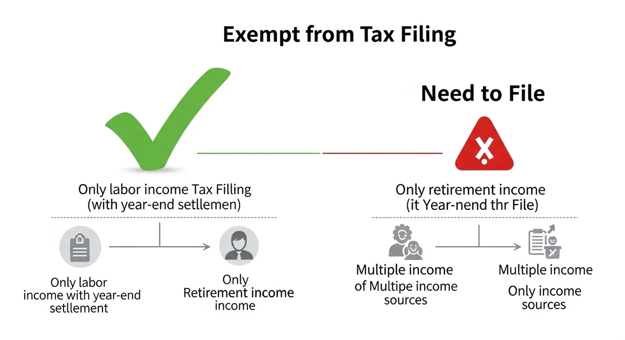 종합소득세 신고 면제 대상 및 주의사항