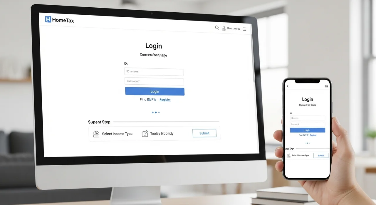 홈택스/손택스를 이용한 종합소득세 신고 방법 가이드