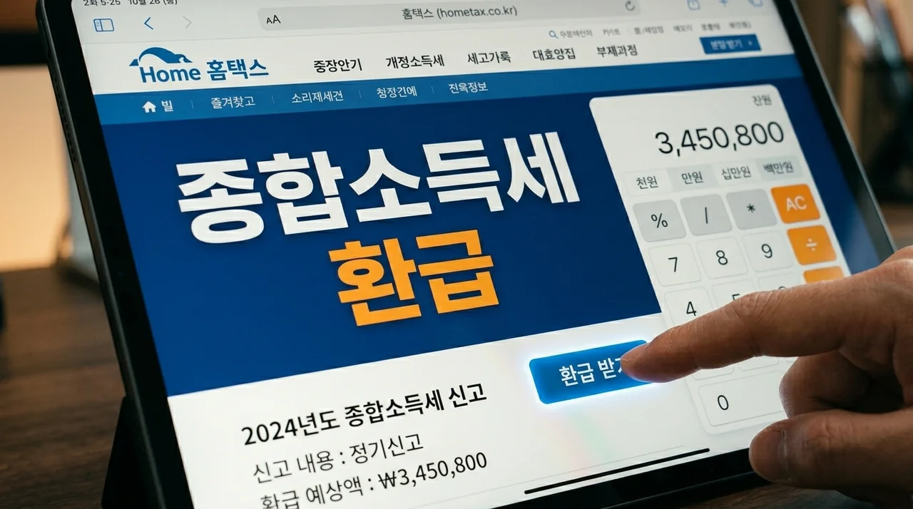 종합소득세 환급, 놓치면 손해! 손택스 신청부터 절세 노하우까지