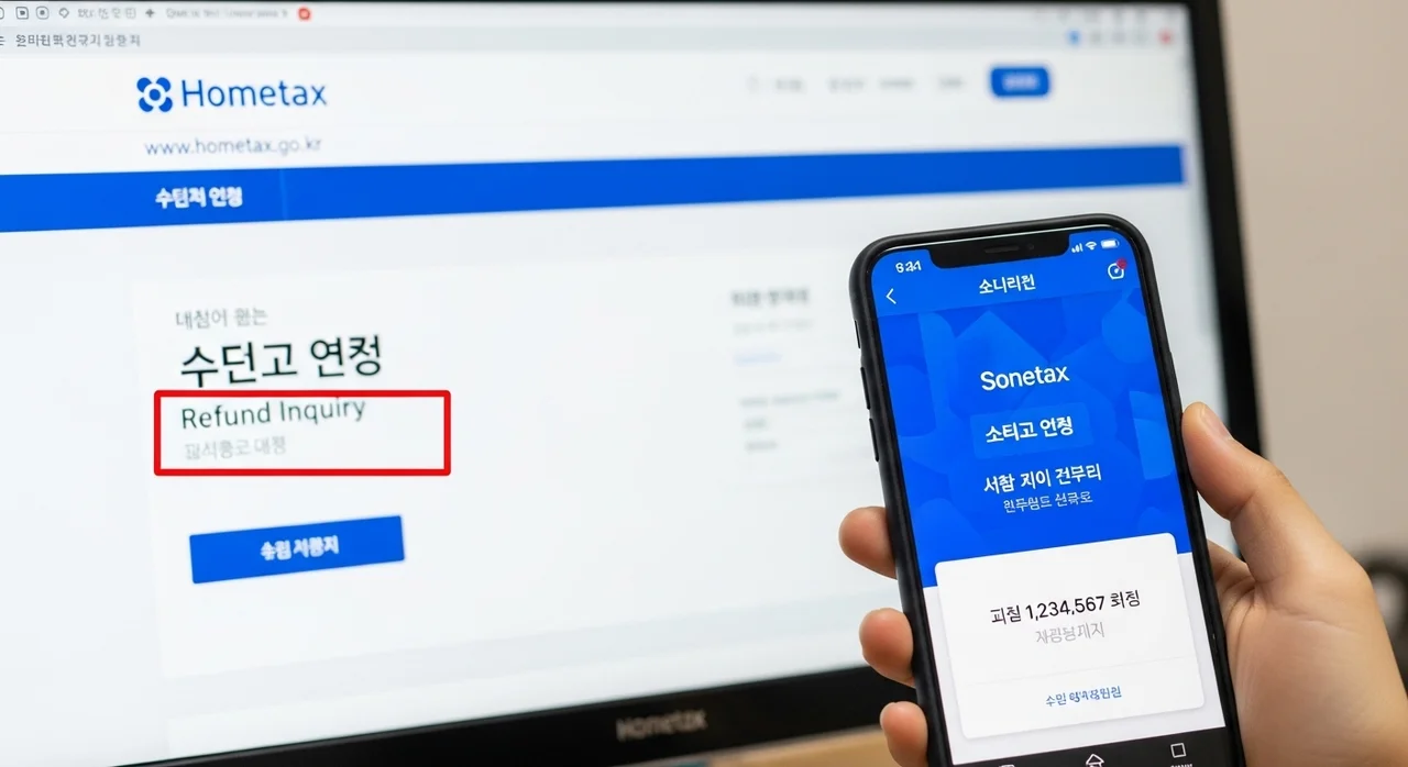 내 환급금액 조회하기: 홈택스/손택스 100% 활용법