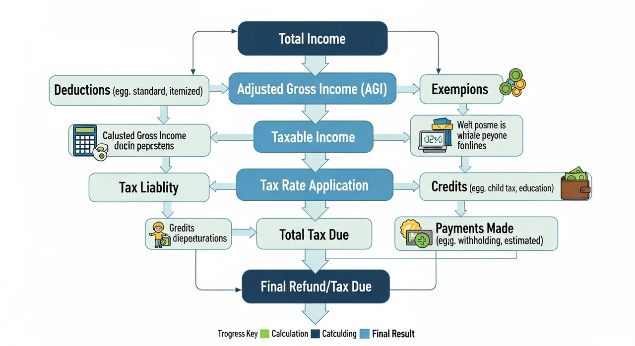 단계별로 따라 하는 종합소득세 계산 5단계