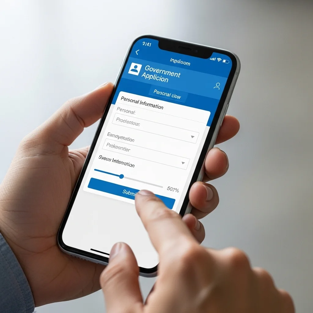 스마트폰으로 5분 만에 끝내는 신청 단계별 절차