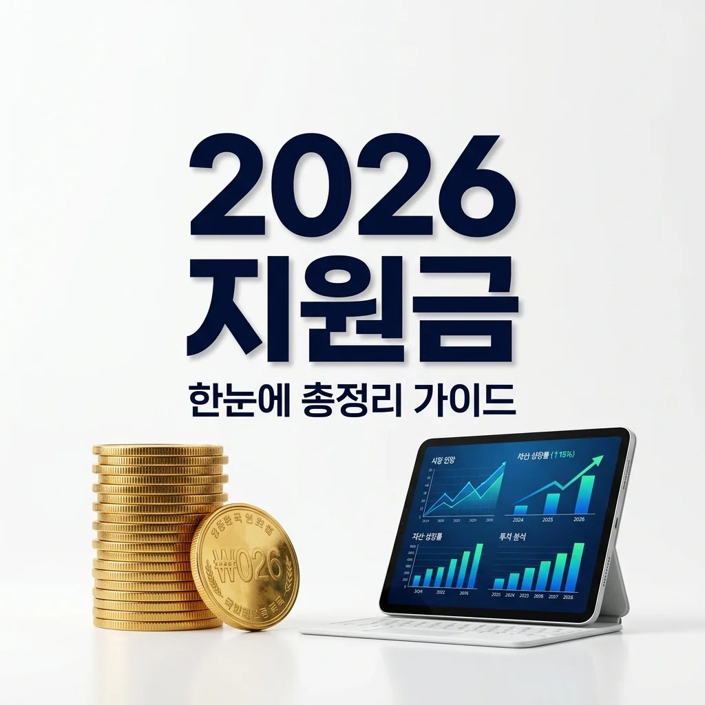 2026 정부 지원금 종류 한눈에 정리 (청년·중장년·소상공인 혜택)