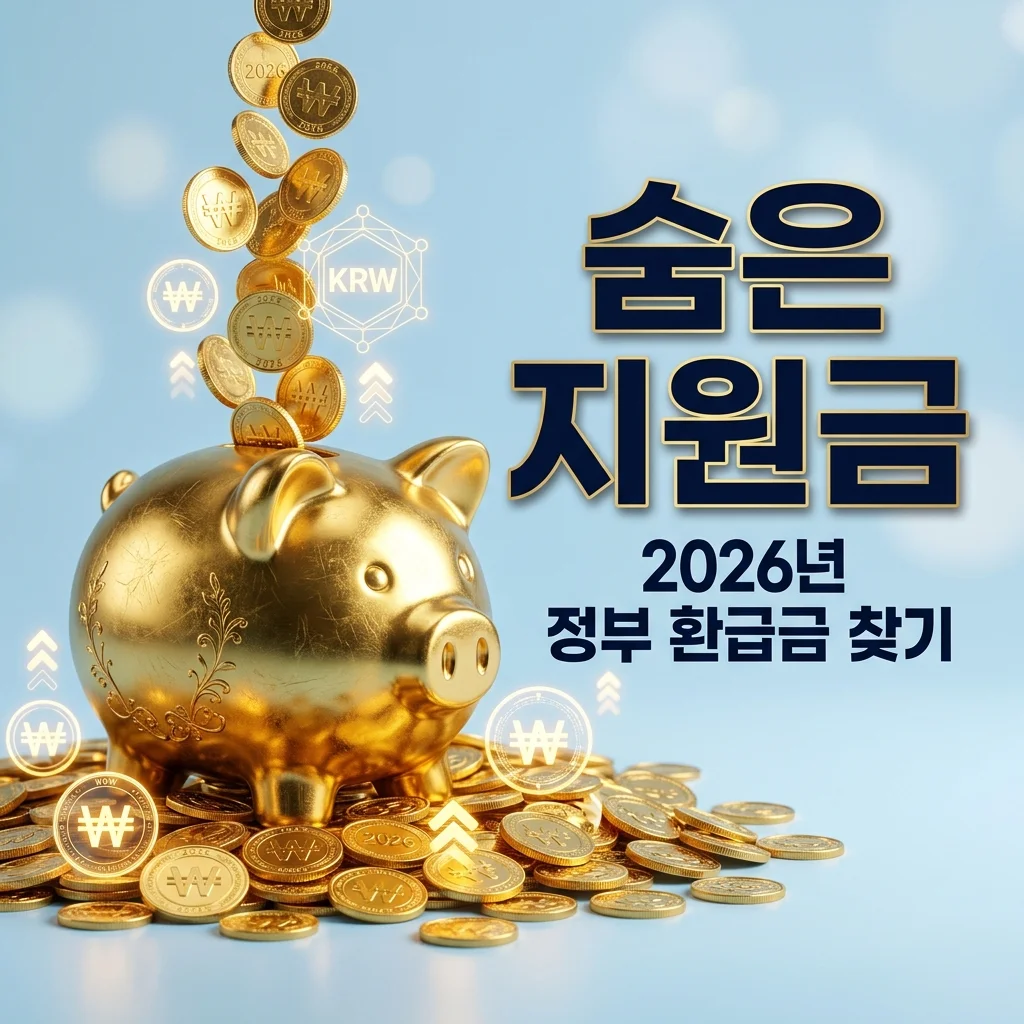 2026 숨은 지원금 찾기! 나만 몰랐던 정부 환급금 1인당 평균 135만원 신청법
