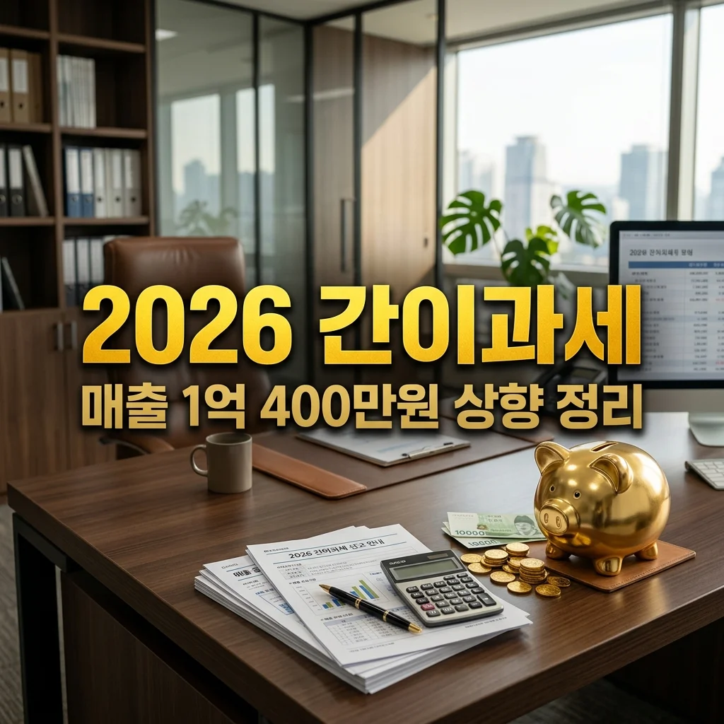 2026 간이과세자 기준 총정리: 연매출 1억 400만원 상향 혜택