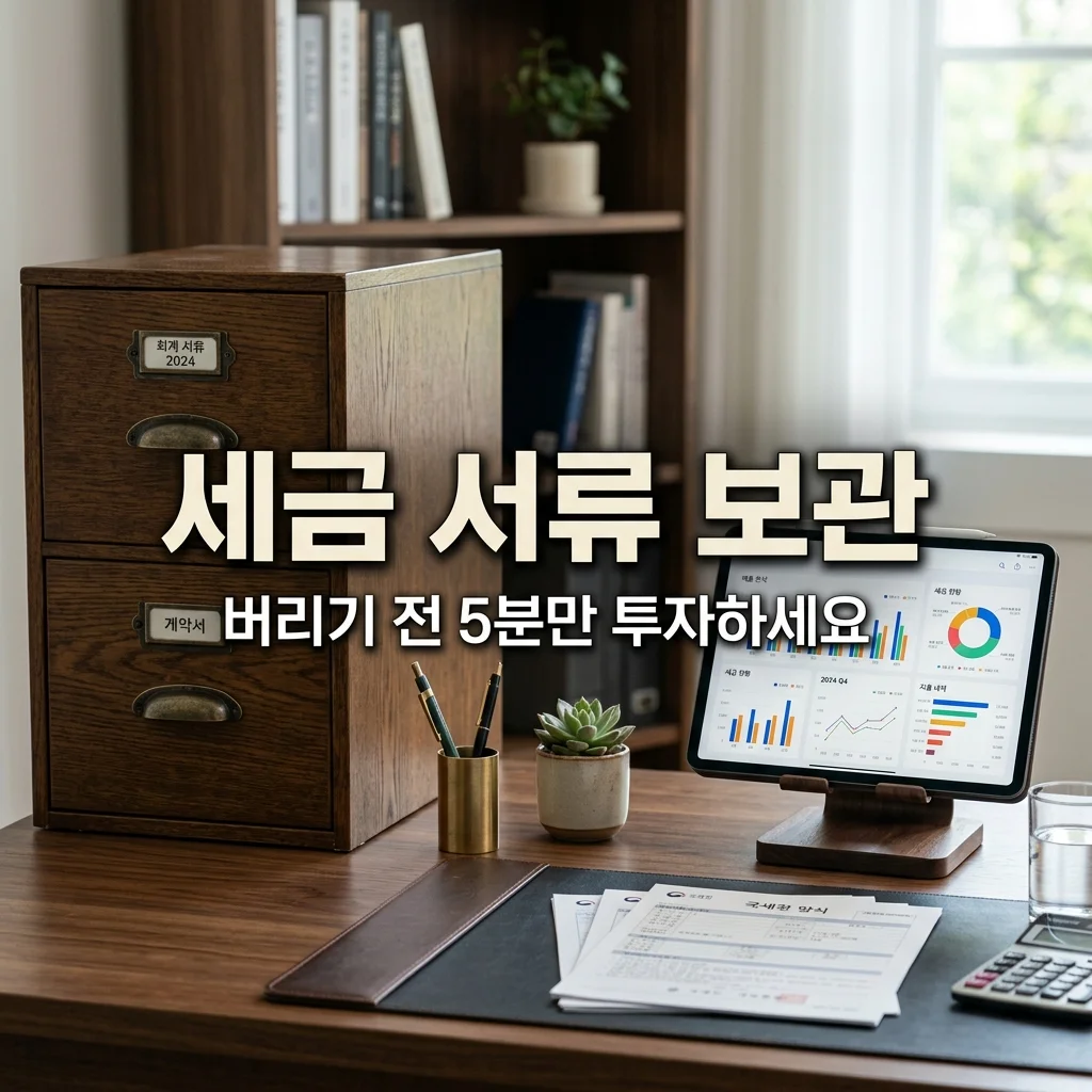 세금 서류 보관 기간 총정리! 영수증 버리기 전 꼭 확인하세요