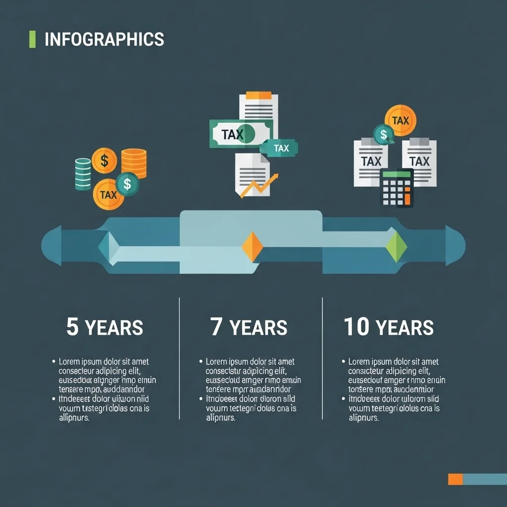 상황별 세금 서류 보관 기간 비교