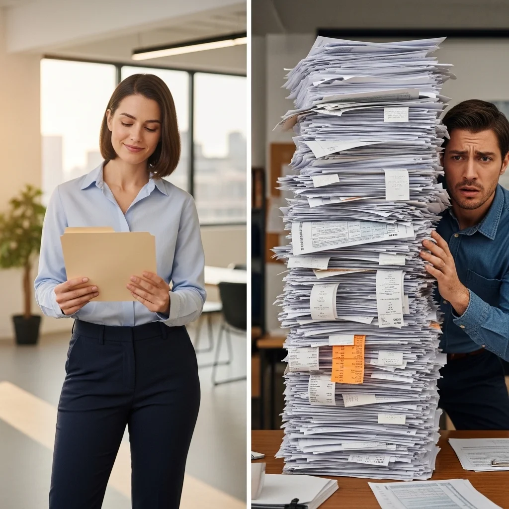 개인 vs 사업자, 보관의 온도 차이