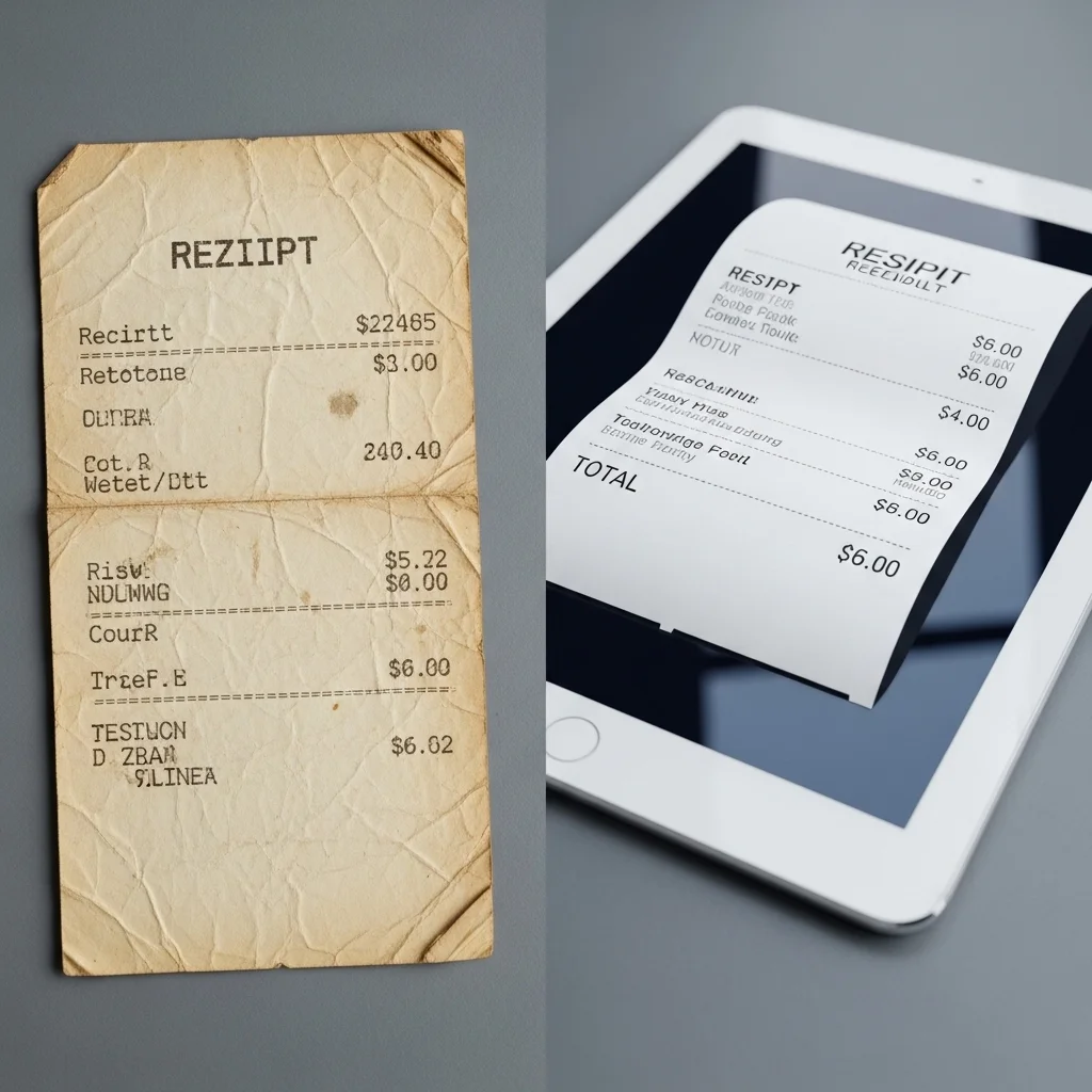 종이 영수증 vs 전자 영수증, 무엇을 남겨야 할까?