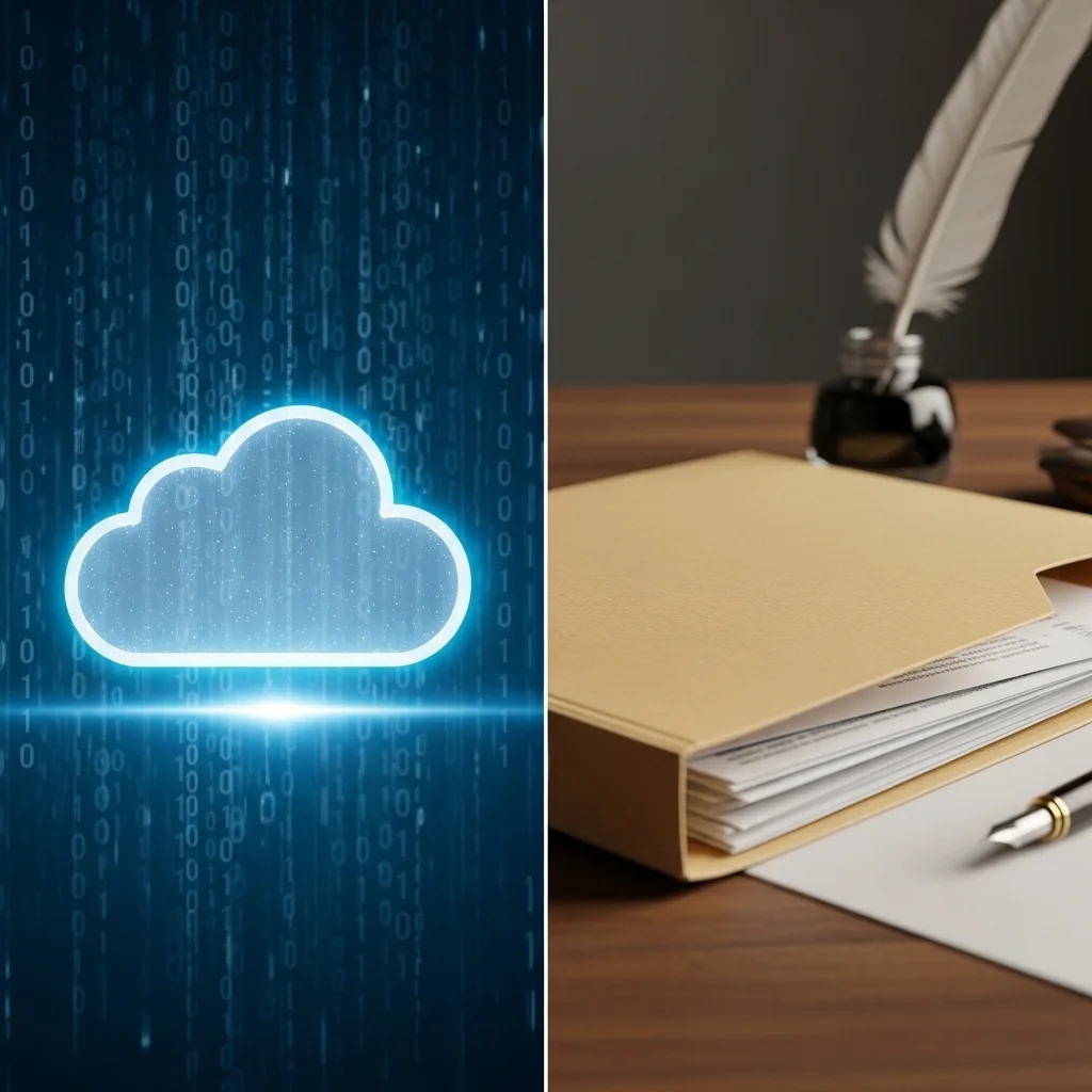 전자세금계산서 vs 종이 세금계산서 보관법