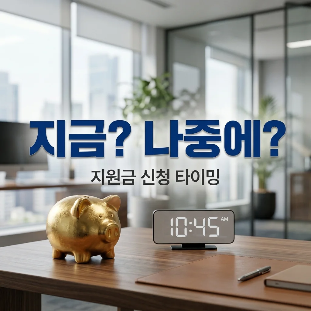 지원금 지금 신청 vs 나중 신청, 가장 유리한 타이밍은 언제일까?