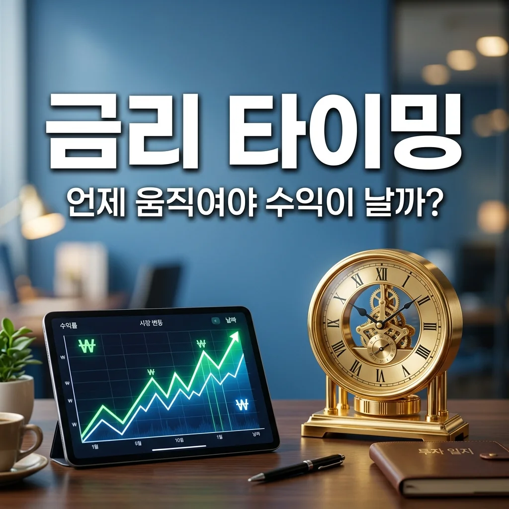 금리 방향 바뀌면 언제 움직여야 할까? 수익 극대화 투자 타이밍 가이드