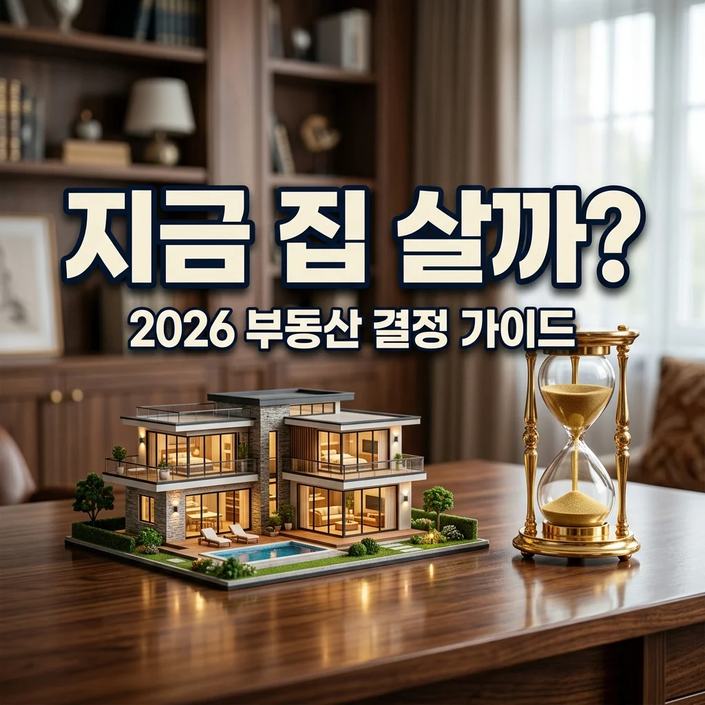 지금 집 사기 vs 기다리기, 2026년 부동산 매수 타이밍 완벽 분석