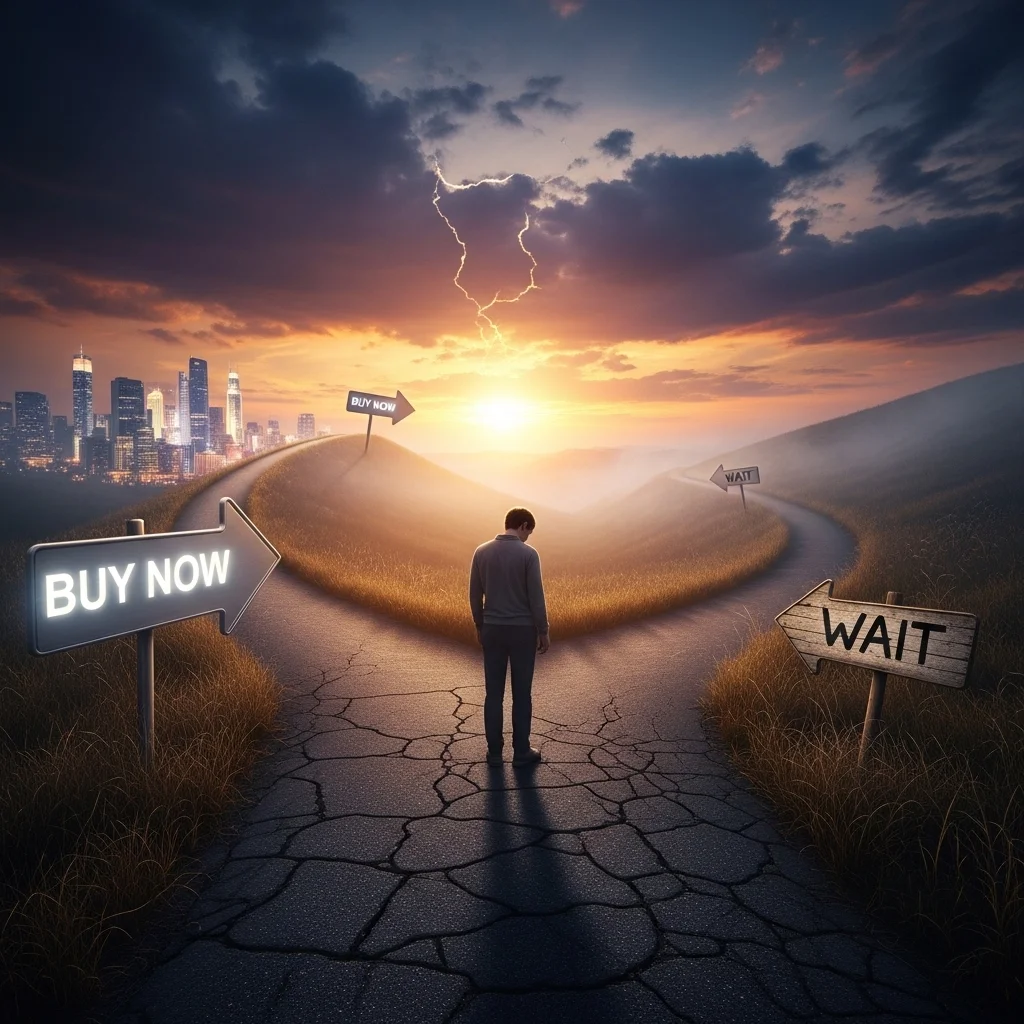 지금 사기 vs 조금 더 기다리기, 당신의 선택은?