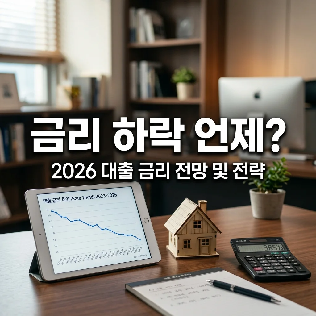 대출 금리 앞으로 오를까 내려갈까? 2026년 하반기 전망 및 대응 전략