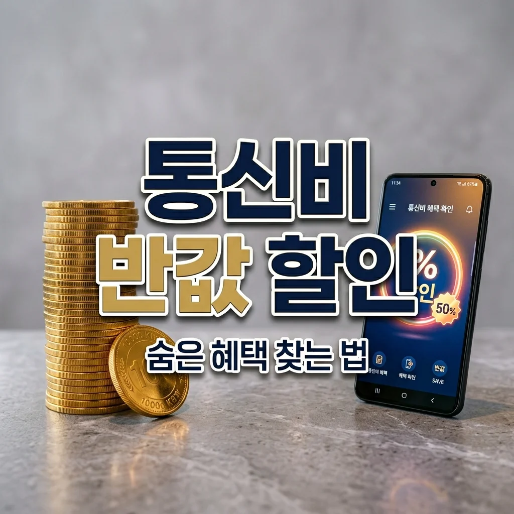 통신비 할인 받는 법 5가지 총정리: 2026년 매달 3만원 아끼는 실전 팁