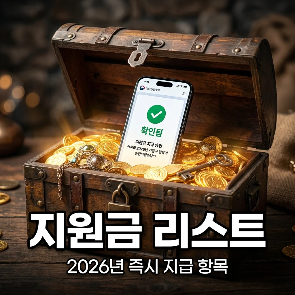 신청만 하면 바로 지급되는 지원금 리스트 (2026년 최신 혜택 총정리)