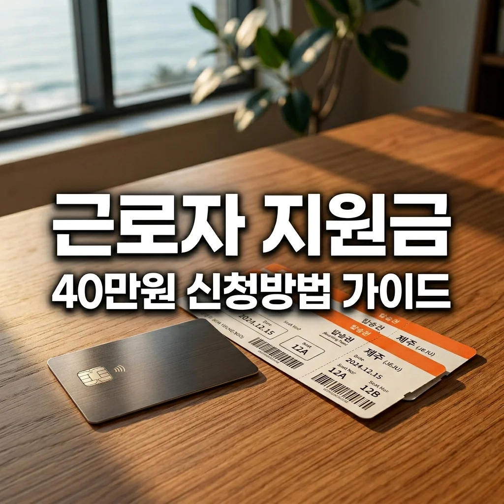 근로자 지원금 신청방법 및 40만원 휴가비 지원 대상 총정리