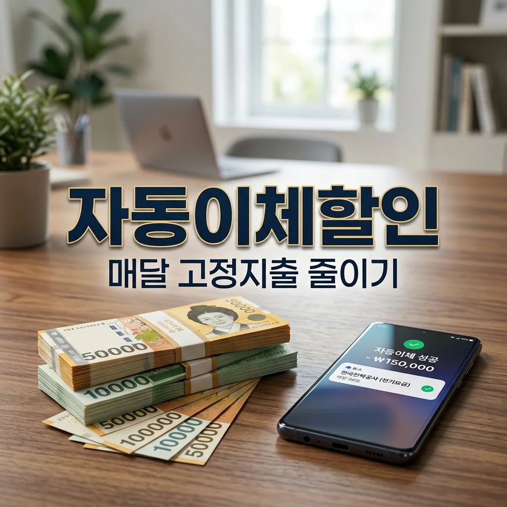 자동이체 할인 혜택 놓치면 손해! 공과금부터 지방세까지 아끼는 법