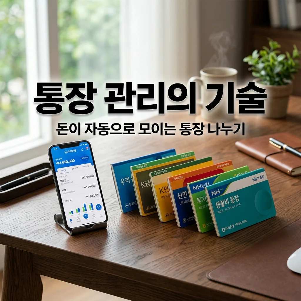 통장 관리 방법 노하우 | 통장 나누기로 돈 모으는 4개의 주머니 습관