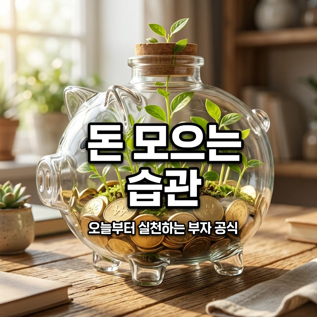 돈 모으는 습관 5가지, 사회초년생도 1억 모으는 현실적인 재테크 전략