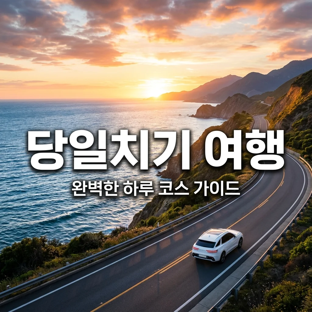 당일치기 여행 코스 추천! 실패 없는 당일치기 베스트 3 및 알찬 일정 짜는 법