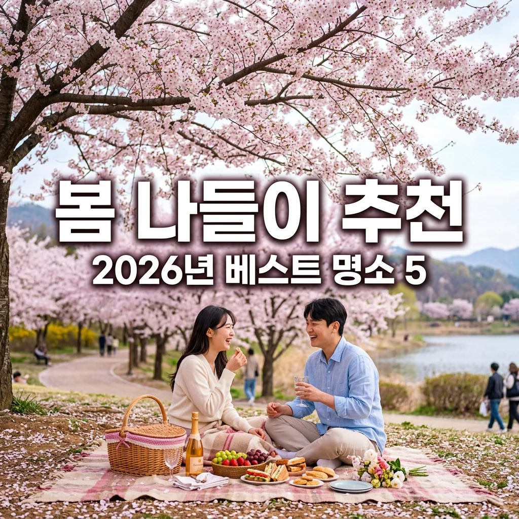 봄 나들이 추천 베스트 5! 벚꽃부터 숨은 명소까지 완벽 정리