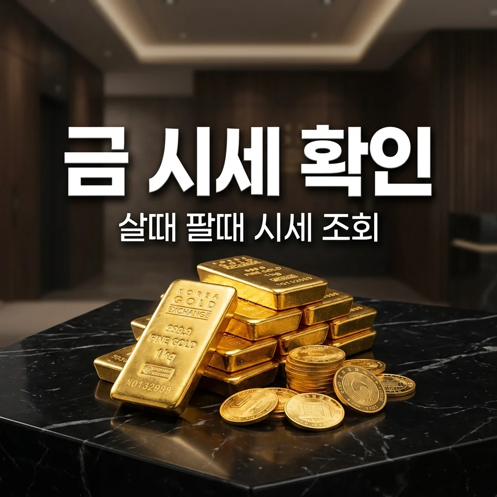 금 시세 확인 방법 3가지! 오늘 금값 1돈 살때 팔때 시세 조회