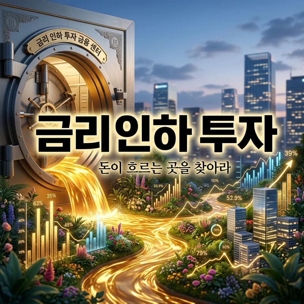 금리 내려가면 돈은 어디로 갈까? 2026년 하락기 투자 전략 3가지