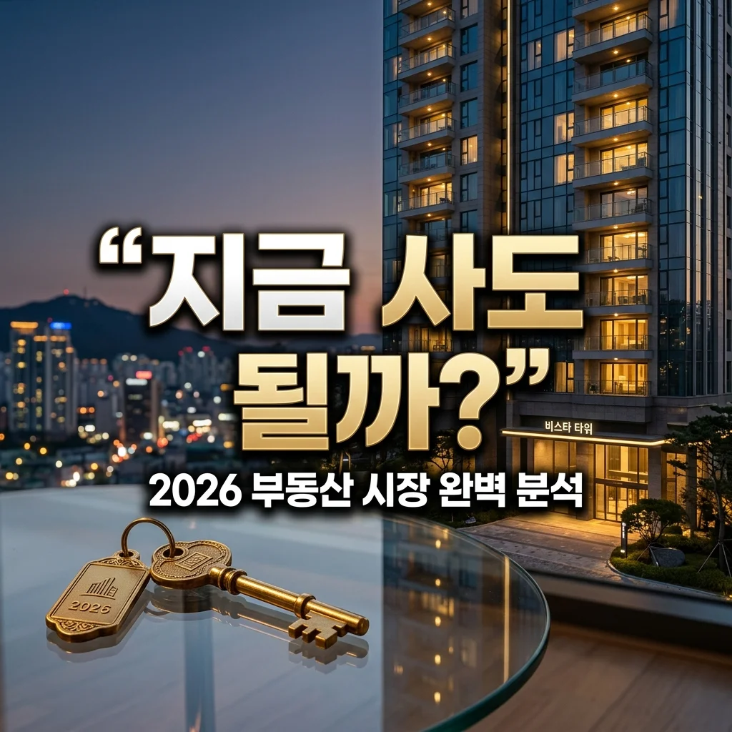 지금 부동산 시장, 들어가도 될 타이밍일까? 2026년 내 집 마련 분석