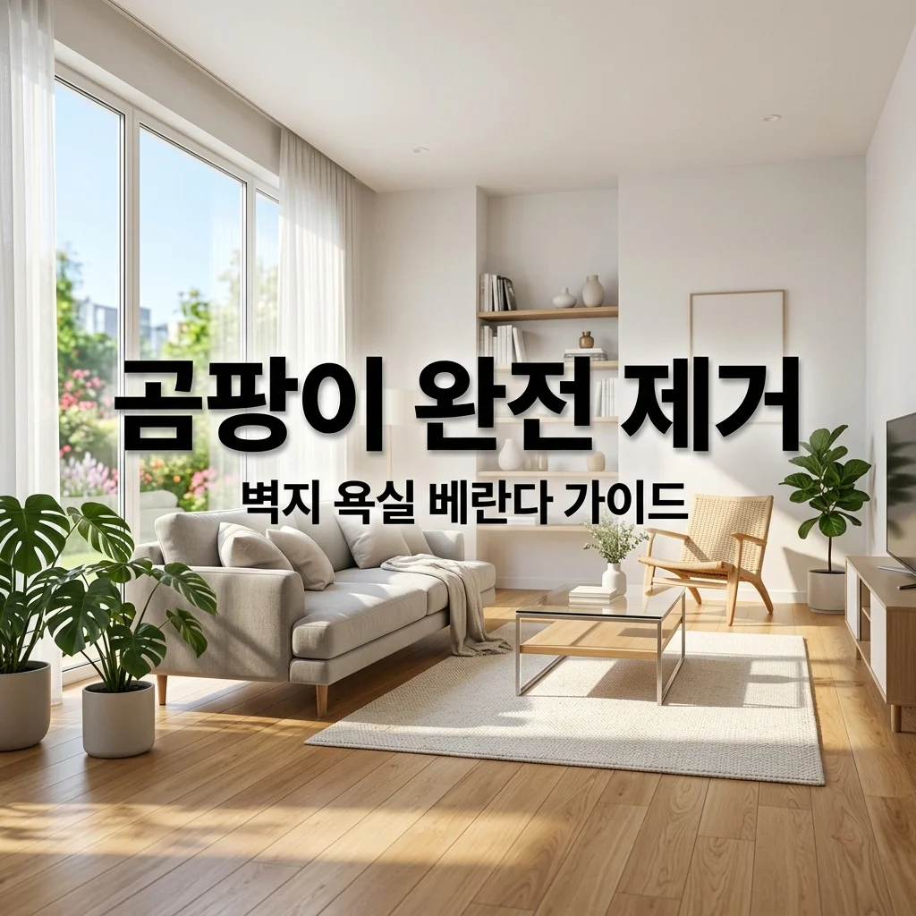 곰팡이 제거 방법 완벽 가이드 | 벽지 욕실 베란다 뿌리까지 제거하는 꿀팁