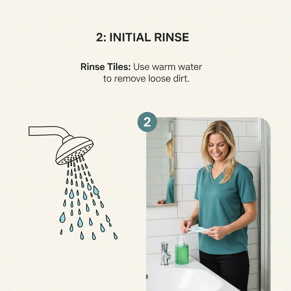 욕실 곰팡이 제거, 4단계 실전 프로세스