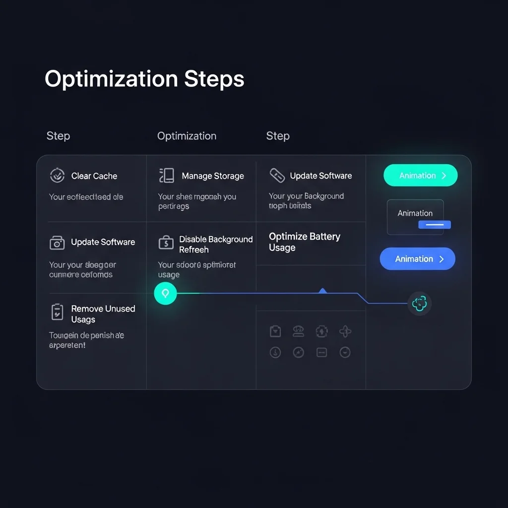 휴대폰 속도 저하의 주요 원인과 해결 방안 요약