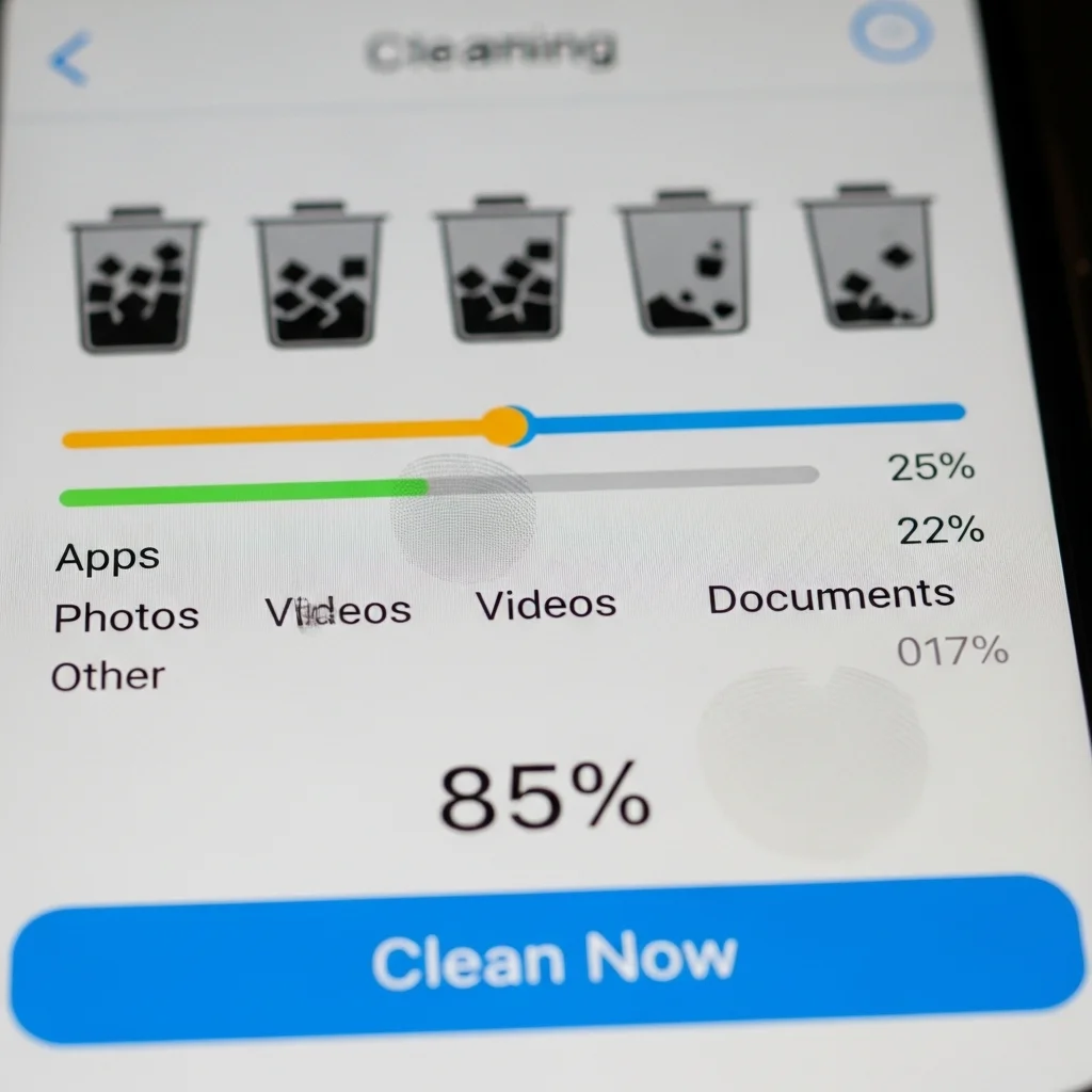 1단계: 저장 공간 확보를 위한 캐시 데이터 삭제