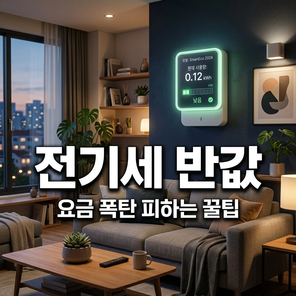 전기세 절약 방법 7가지, 요금 폭탄 막는 현실적인 꿀팁