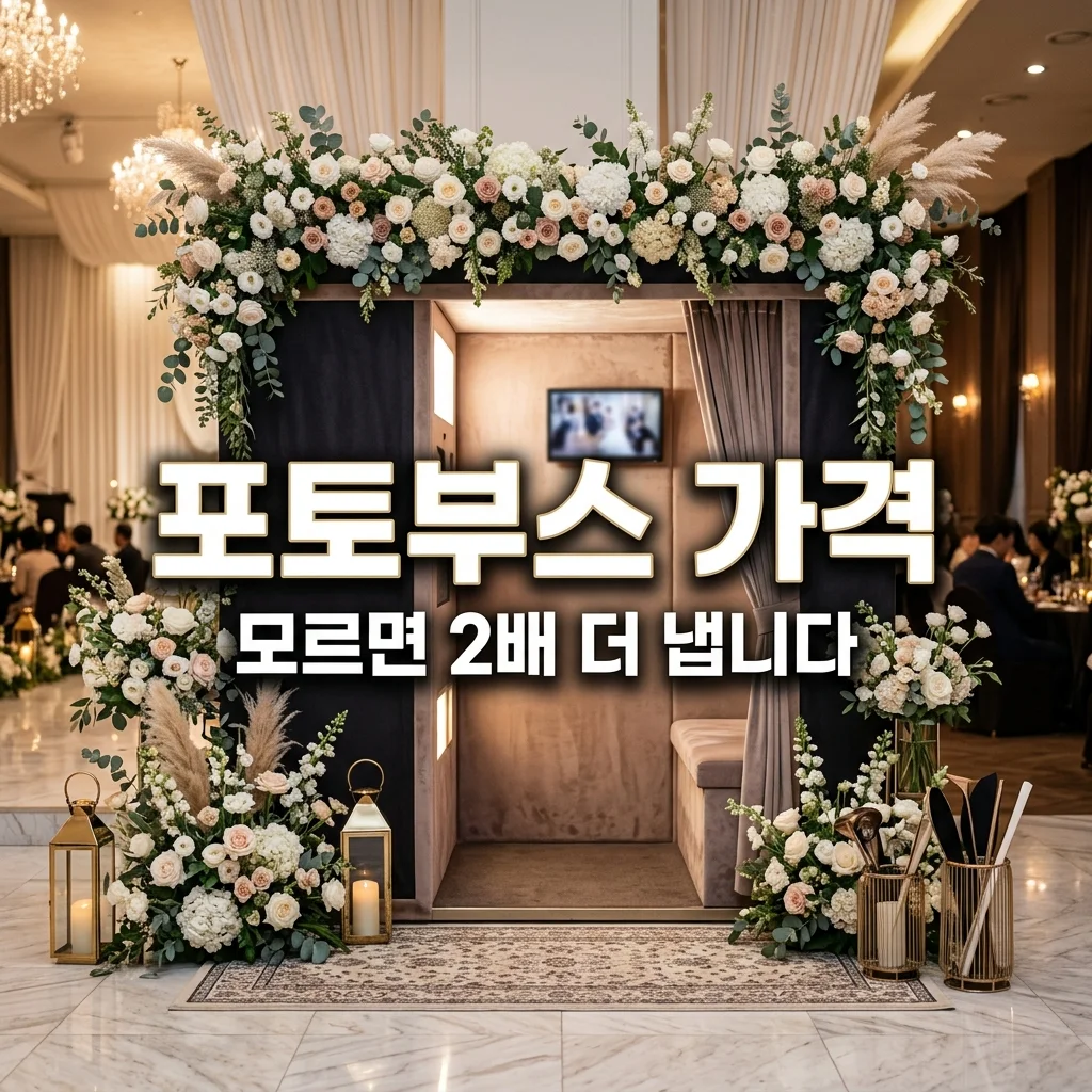 포토부스 대여 가격 총정리! 이거 모르면 2배 더 냅니다