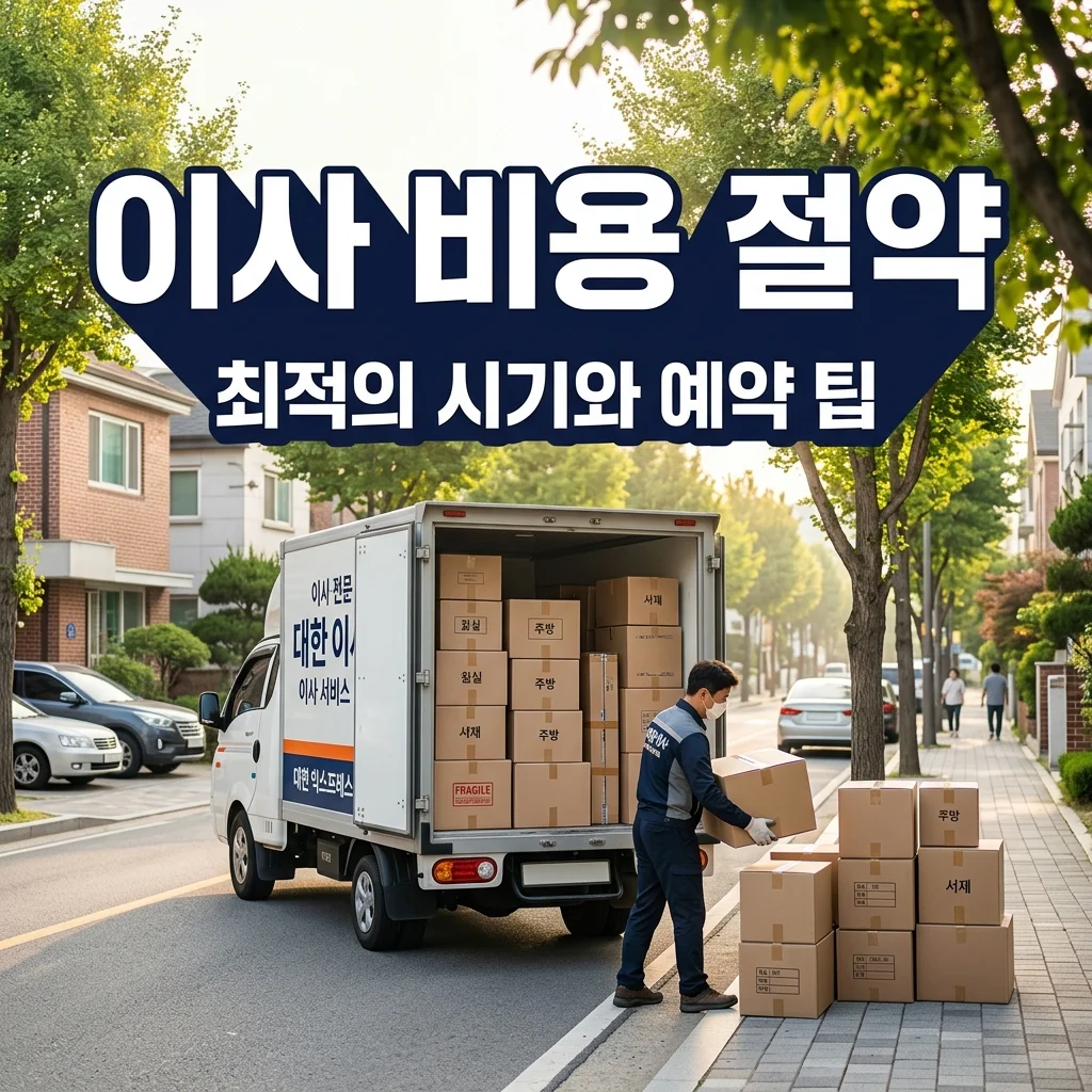이사 비용 줄이는 시기와 예약 팁 5가지 완벽 정리