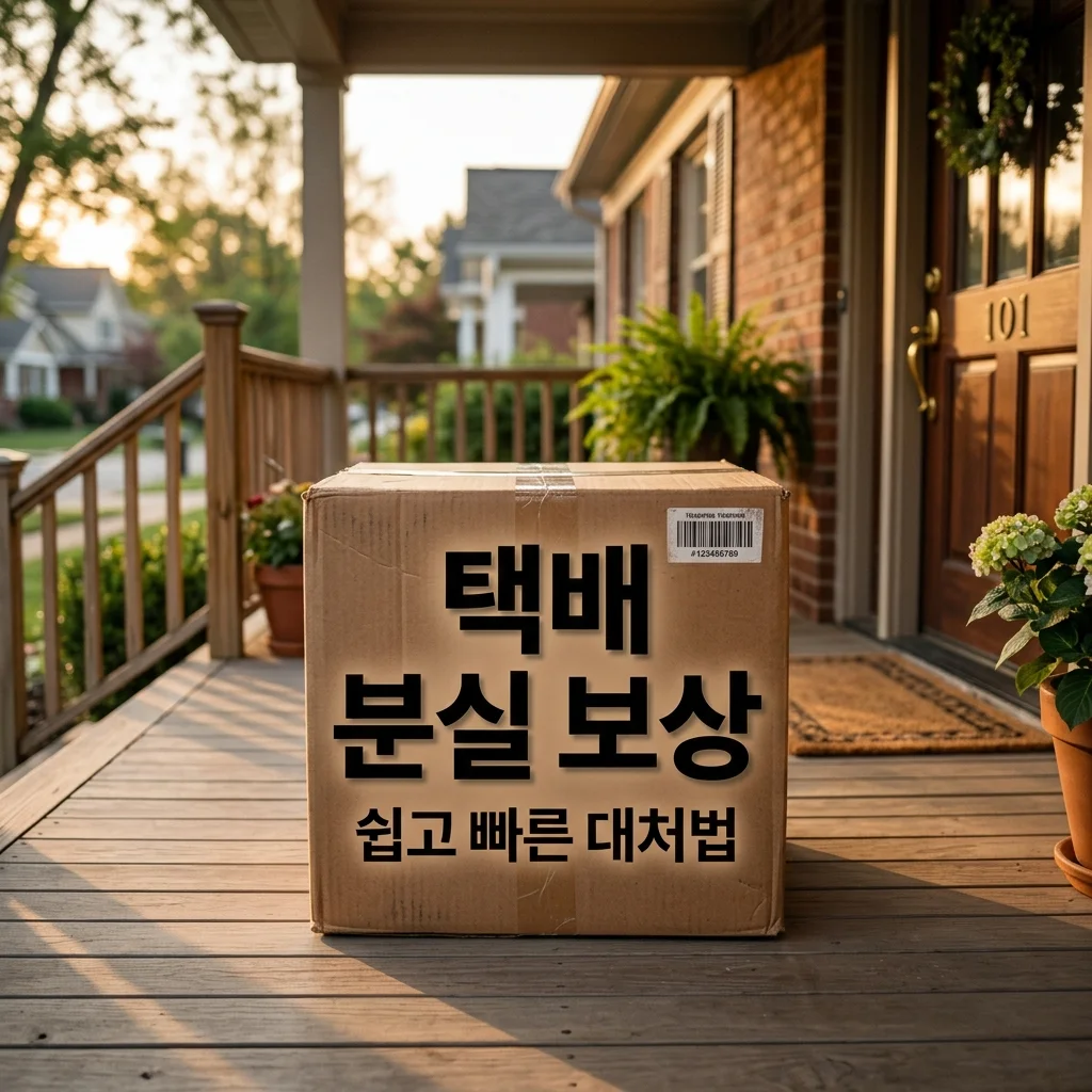 택배 분실 시 보상받는 절차 및 대처 방법 쉽게 정리