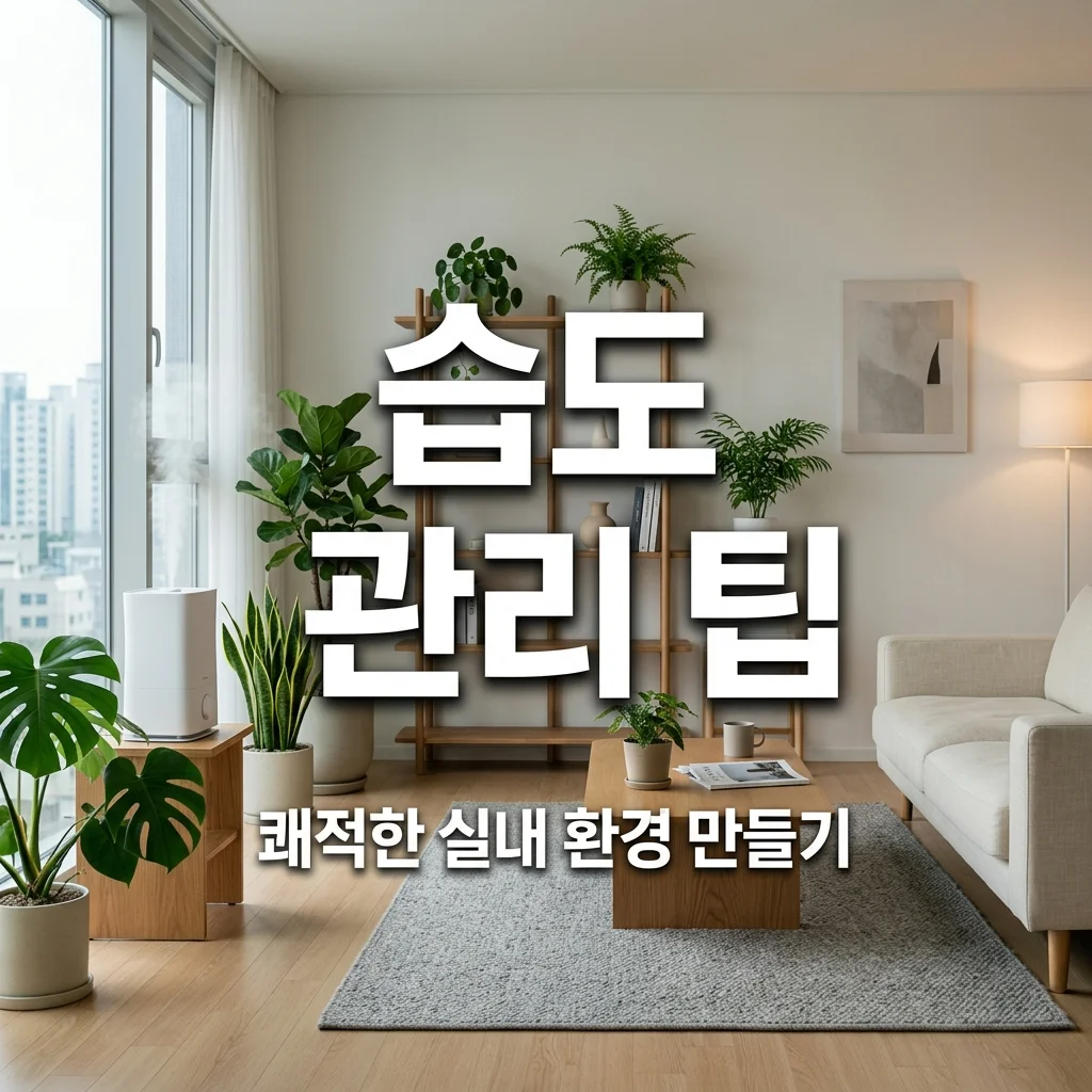 실내 습도 관리 쉽게 하는 방법 5가지와 적정 습도 유지 팁