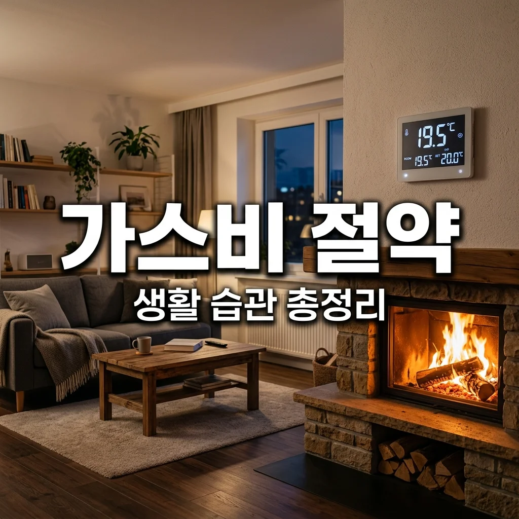 도시가스 절약 습관 및 난방비 캐시백 신청 방법 총정리