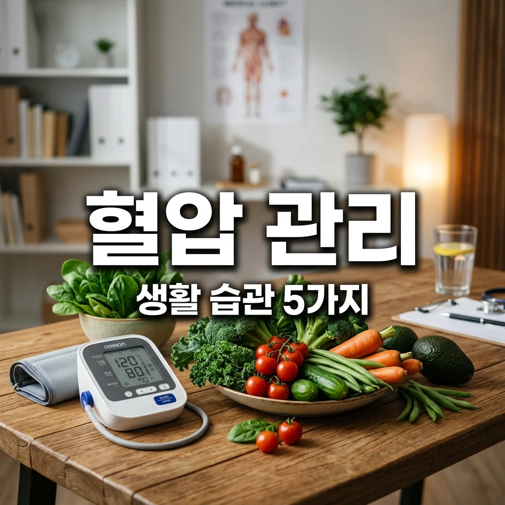 혈압 낮추는 생활 습관 가장 효과적인 방법 5가지 정리