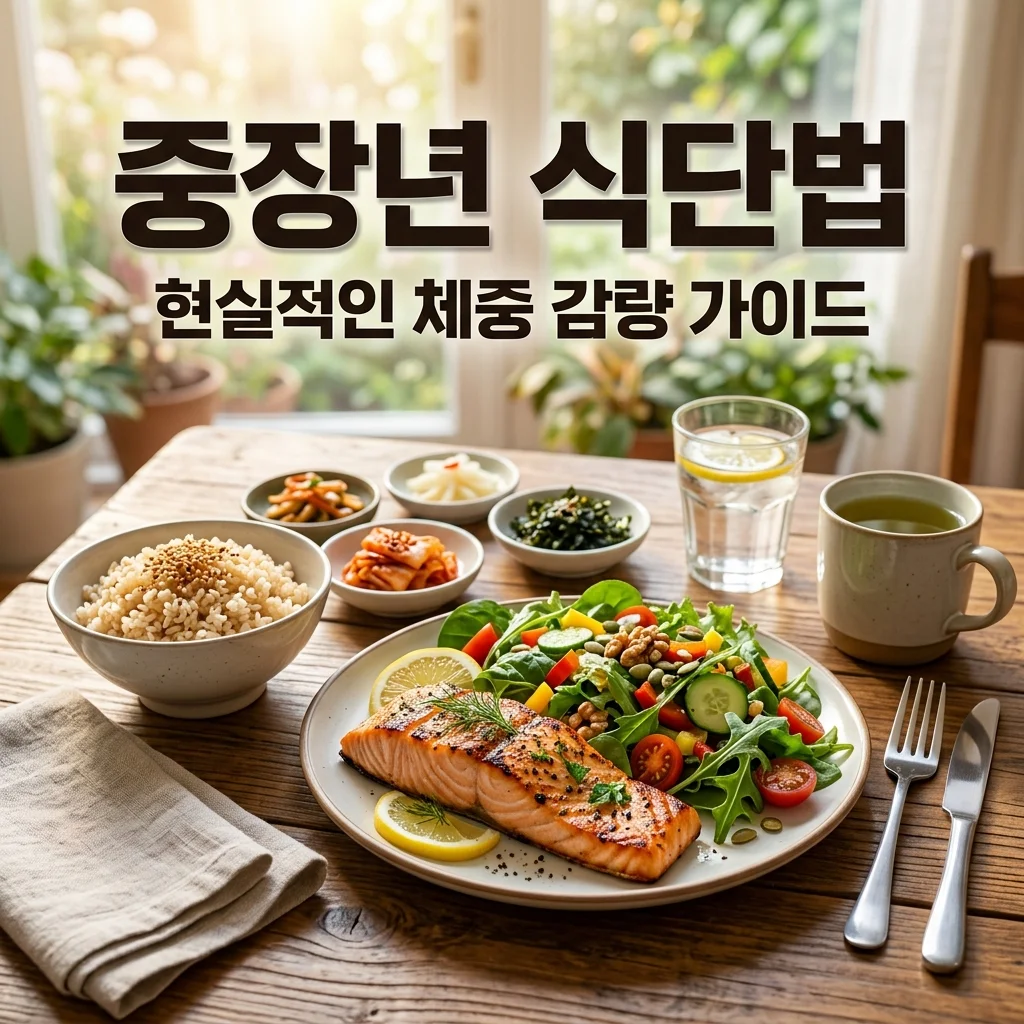 중장년 체중 감량 식단, 현실적으로 시작하는 3가지 핵심 전략