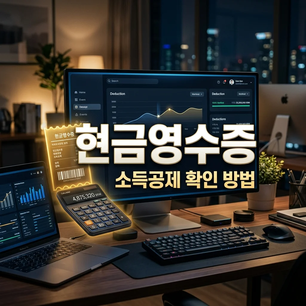현금영수증 조회 방법 및 소득공제 등록 확인 총정리