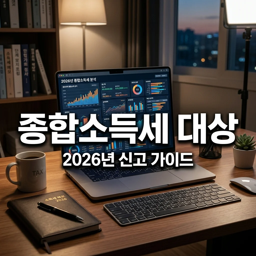2026 종합소득세 신고 대상 및 조건 쉽게 확인하는 방법 총정리