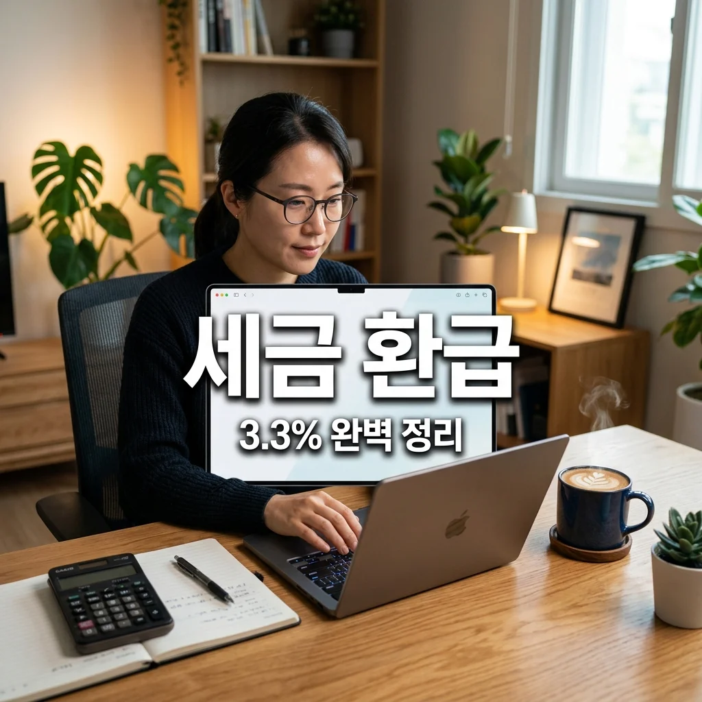 프리랜서 3.3% 세금 환급 가능 조건과 종합소득세 신고 방법 정리