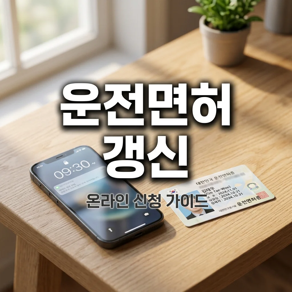 운전면허 갱신 온라인 신청 방법 및 준비물 총정리 (2026)
