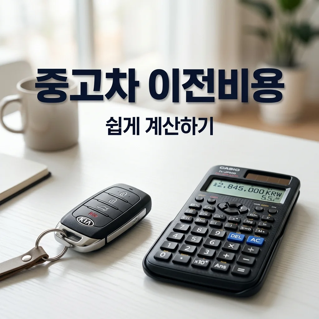 중고차 이전등록 비용 계산 방법과 취득세 총정리