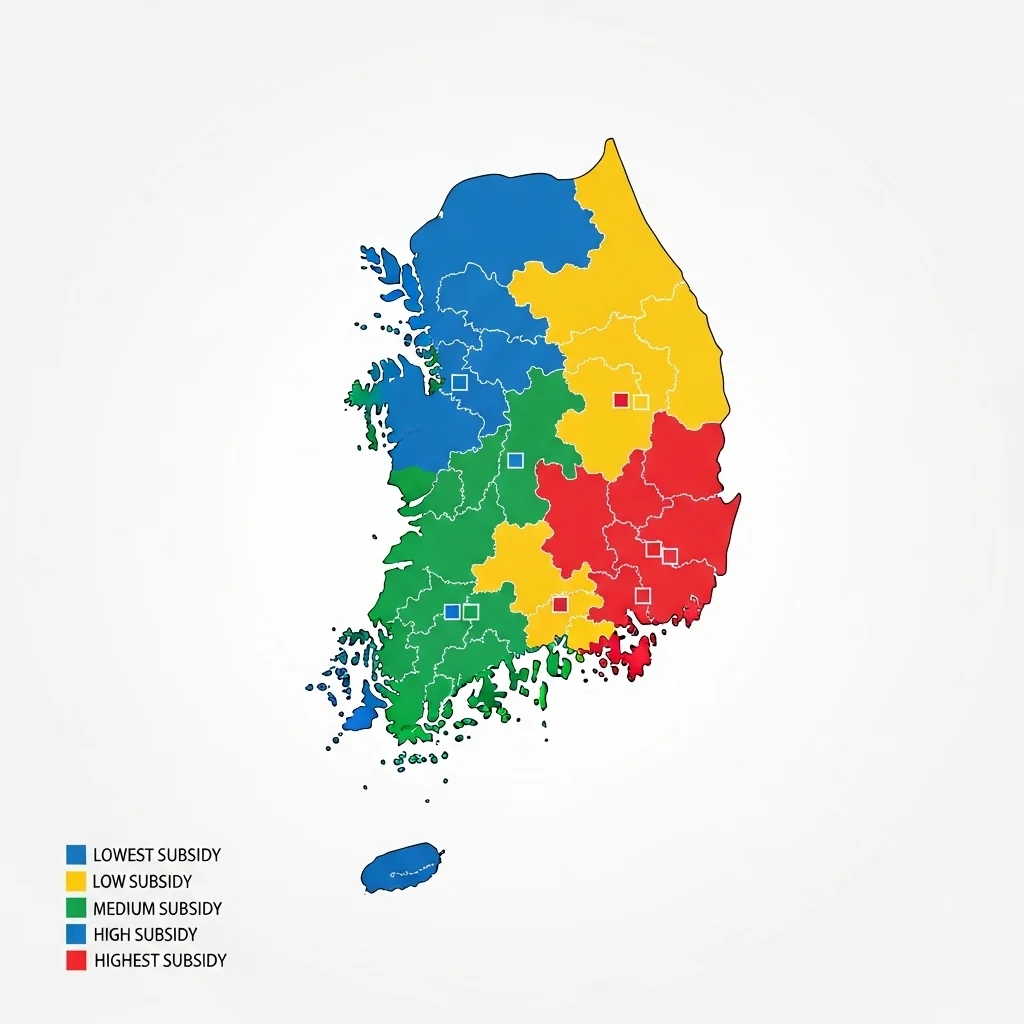지역마다 보조금 액수가 차이 나는 구체적인 이유