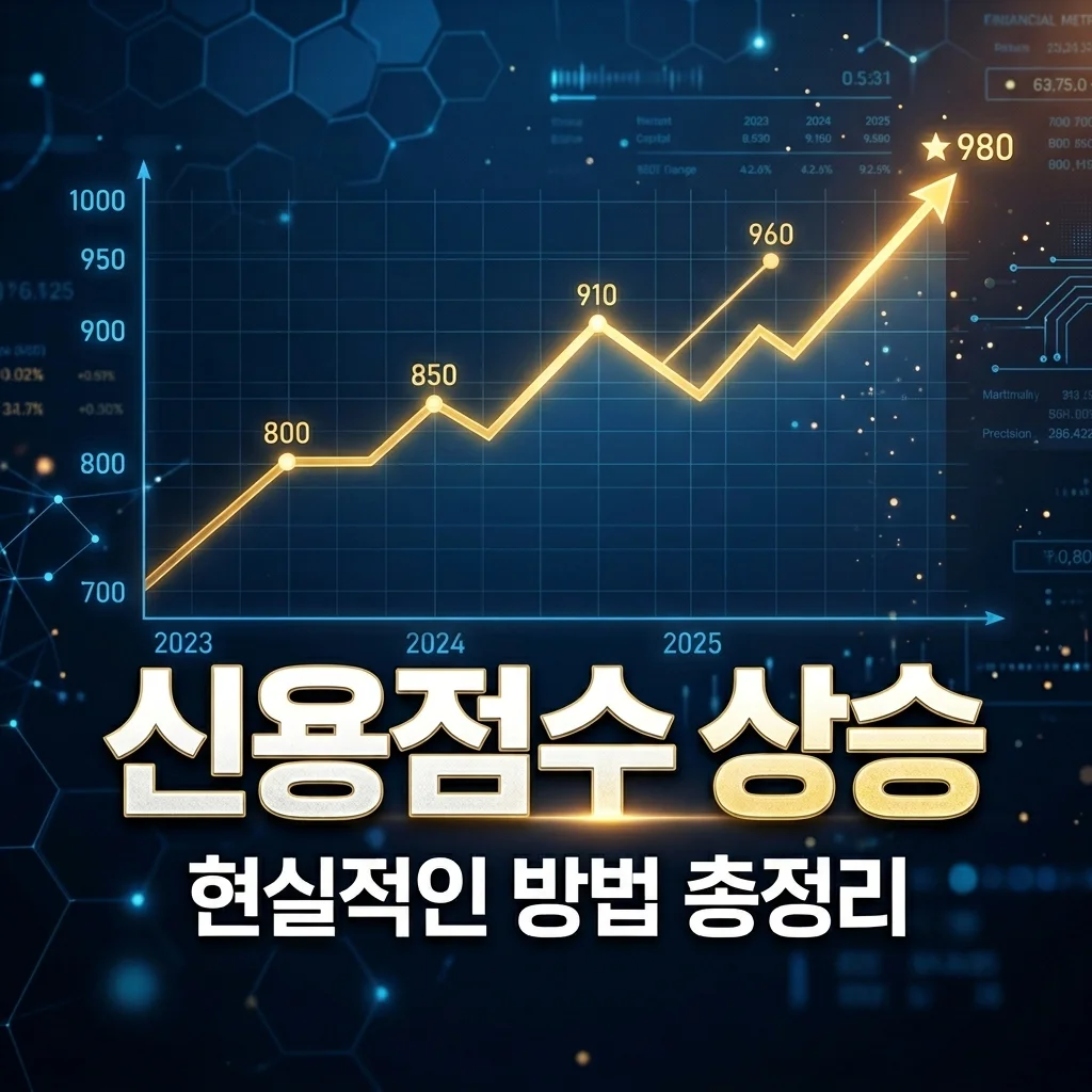 신용점수 올리는 현실적인 방법 5가지와 관리 팁 정리