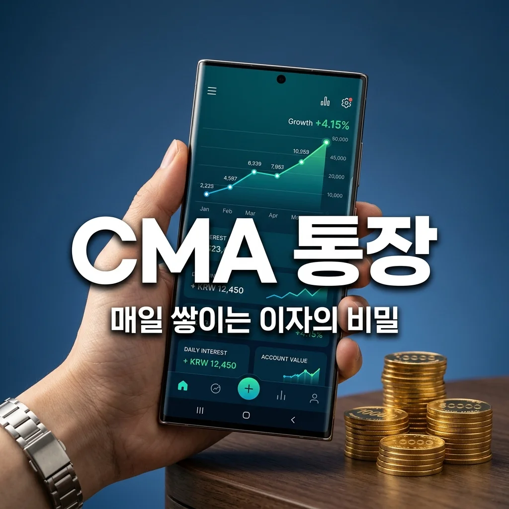 CMA 통장 장점과 활용법 정리 매일 이자가 쌓이는 이유
